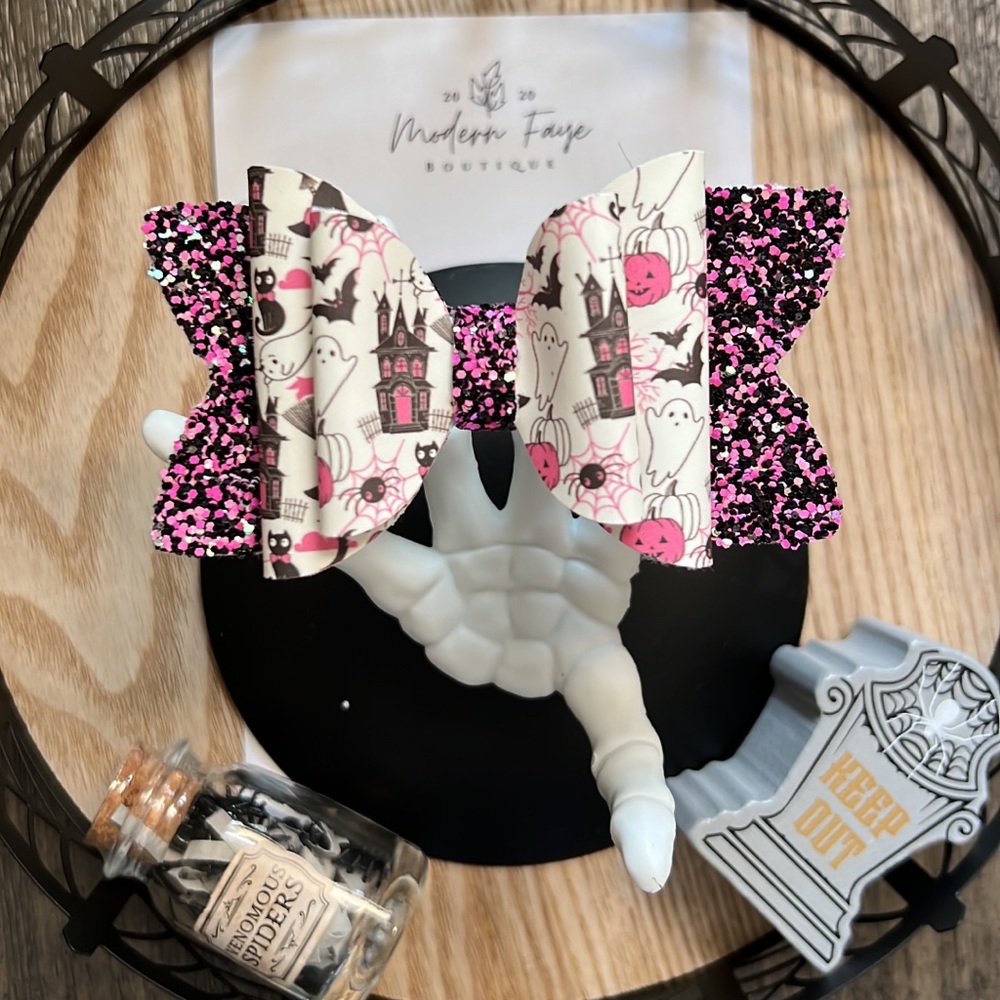 3.5” Halloween Hair Bow